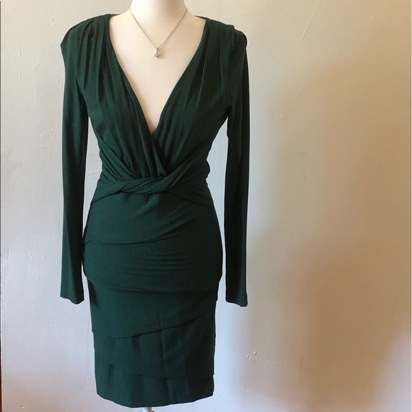 Nicole Miller Dresses & Skirts - Nicole miller green long sleeve dress